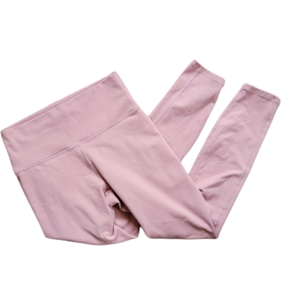Women's Fabletics Powerhold Mauve Pink Define Mid-rise Leggings Size Small - Picture 3 of 6